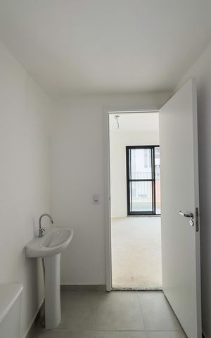 Studio à venda com 26m², 1 quarto e sem vaga Studio à venda com 26m², 1 quarto e sem vagaBanheiro