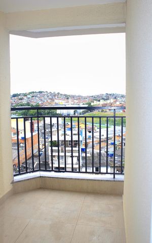 Apartamento à venda com 52m², 2 quartos e 1 vagaVaranda