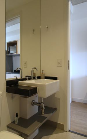 Studio à venda com 28m², 1 quarto e sem vagaBanheiro