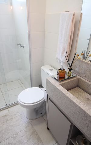 Apartamento à venda com 56m², 2 quartos e 2 vagasBanheiro