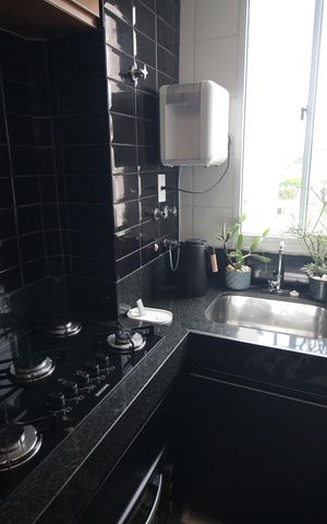 Apartamento à venda com 56m², 2 quartos e 2 vagasCozinha e Área de Serviço