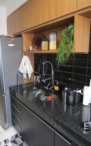 Apartamento à venda com 56m², 2 quartos e 2 vagasCozinha e Área de Serviço