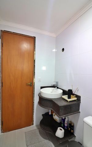 Apartamento à venda com 101m², 3 quartos e 2 vagasBanheiro Social