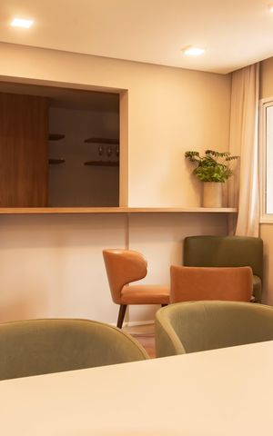 Apartamento à venda com 27m², 1 quarto e sem vagaÁrea comum - Salão de festas