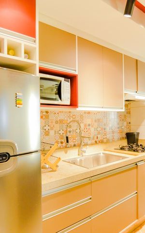 Apartamento para alugar com 42m², 2 quartos e 1 vagaCozinha e Área de Serviço