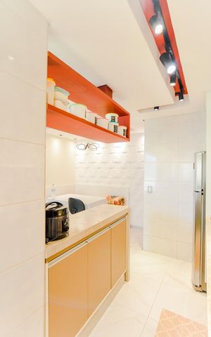 Apartamento para alugar com 42m², 2 quartos e 1 vagaCozinha e Área de Serviço