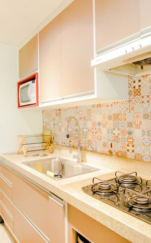 Apartamento para alugar com 42m², 2 quartos e 1 vagaCozinha e Área de Serviço