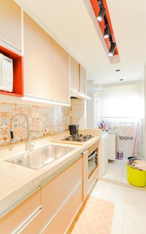 Apartamento para alugar com 42m², 2 quartos e 1 vagaCozinha e Área de Serviço