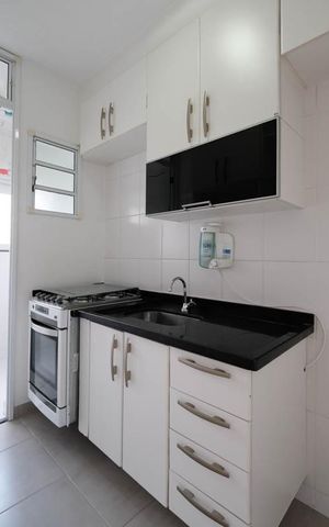Apartamento à venda com 43m², 2 quartos e sem vagaCozinha e Área de Serviço