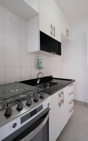 Apartamento à venda com 43m², 2 quartos e sem vagaCozinha e Área de Serviço