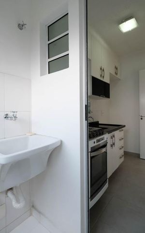 Apartamento à venda com 43m², 2 quartos e sem vagaCozinha e Área de Serviço