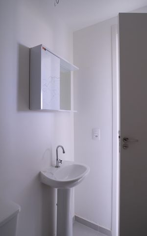 Apartamento para alugar com 39m², 2 quartos e sem vagaBanheiro social