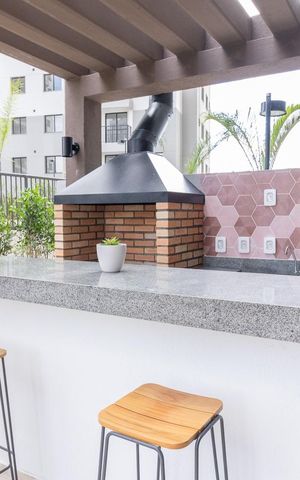 Apartamento para alugar com 39m², 2 quartos e sem vagaÁrea comum - Churrasqueira