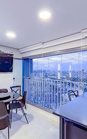 Apartamento à venda com 79m², 2 quartos e 1 vagaVaranda