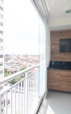 Apartamento para alugar com 63m², 2 quartos e 1 vagaVaranda