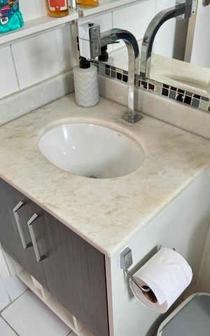 Apartamento à venda com 59m², 2 quartos e 1 vaga Apartamento à venda com 59m², 2 quartos e 1 vagaBanheiro Social