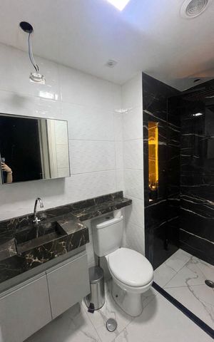 Apartamento à venda com 37m², 2 quartos e 1 vaga Apartamento à venda com 37m², 2 quartos e 1 vagaBanheiro
