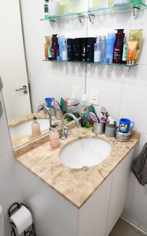 Apartamento à venda com 117m², 3 quartos e 2 vagasBanheiro Social