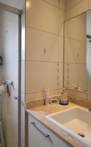 Apartamento para alugar com 217m², 3 quartos e 2 vagasBanheiro da Suíte 1