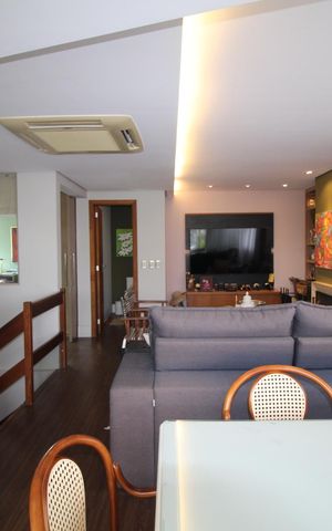 Apartamento para alugar com 217m², 3 quartos e 2 vagasCobertura