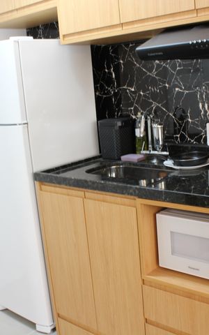 Studio à venda com 17m², 1 quarto e sem vagaCozinha