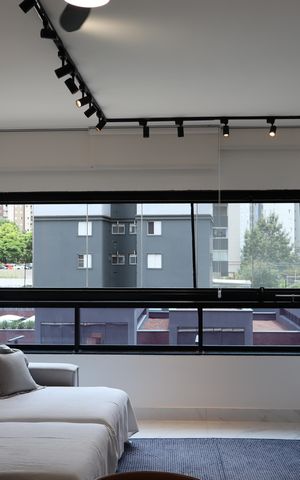 Apartamento à venda com 70m², 2 quartos e 1 vagaSala e cozinha integrada 