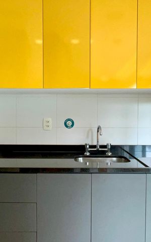 Studio para alugar com 33m², 1 quarto e 1 vaga Studio para alugar com 33m², 1 quarto e 1 vagaCozinha