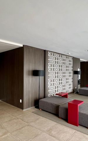 Studio para alugar com 33m², 1 quarto e 1 vaga Studio para alugar com 33m², 1 quarto e 1 vagaHall de entrada