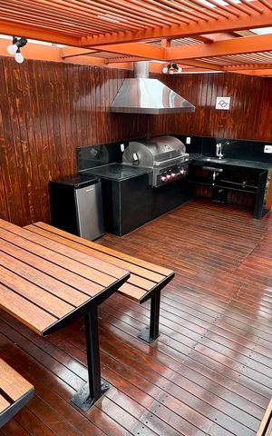Studio para alugar com 33m², 1 quarto e 1 vaga Studio para alugar com 33m², 1 quarto e 1 vagaChurrasqueira