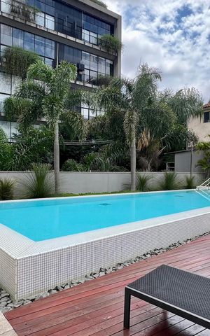 Studio para alugar com 33m², 1 quarto e 1 vaga Studio para alugar com 33m², 1 quarto e 1 vagaPiscina