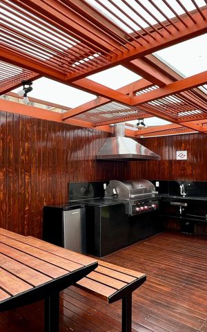 Studio para alugar com 33m², 1 quarto e 1 vaga Studio para alugar com 33m², 1 quarto e 1 vagaChurrasqueira