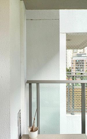 Studio para alugar com 33m², 1 quarto e 1 vaga Studio para alugar com 33m², 1 quarto e 1 vagaVaranda