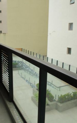 Apartamento à venda com 83m², 2 quartos e 2 vagasQuarto 2 - Sacada 