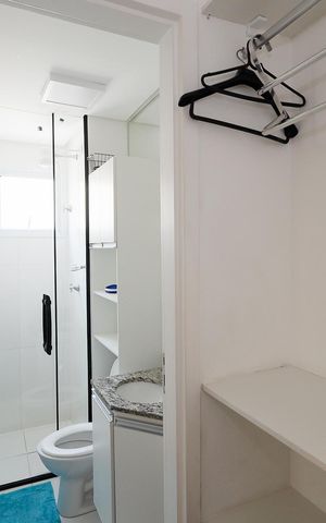 Apartamento à venda com 31m², 1 quarto e sem vagaBanheiro 