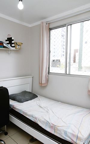 Apartamento à venda com 115m², 3 quartos e 2 vagasQuarto 2 - Suíte