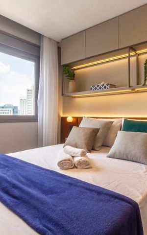 Studio à venda com 24m², 1 quarto e sem vaga