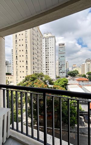 Apartamento à venda com 30m², 1 quarto e 1 vagaVaranda