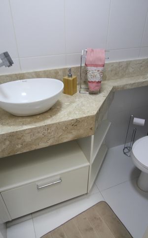 Casa de condomínio para alugar com 120m², 2 quartos e 1 vagaLavabo