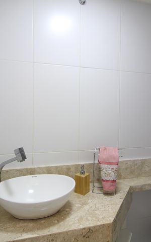 Casa de condomínio para alugar com 120m², 2 quartos e 1 vagaLavabo