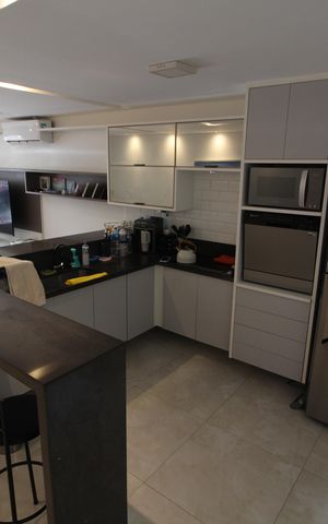Casa de condomínio para alugar com 120m², 2 quartos e 1 vagaCozinha