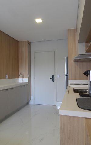 Studio à venda com 27m², 1 quarto e sem vagaCozinha