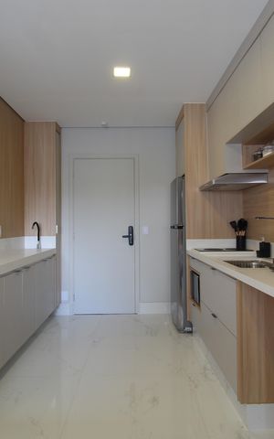 Studio à venda com 27m², 1 quarto e sem vagaCozinha