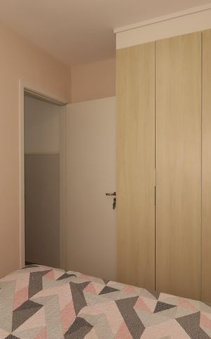 Apartamento à venda com 39m², 2 quartos e 1 vagaQuarto 2