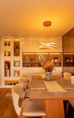 Apartamento à venda com 70m², 2 quartos e 1 vaga Apartamento à venda com 70m², 2 quartos e 1 vagaSala_Cozinha - Conjugada