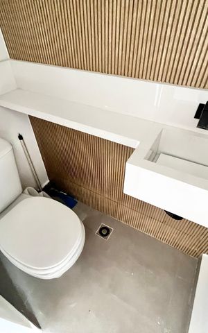 Casa para alugar com 135m², 2 quartos e 4 vagas Casa para alugar com 135m², 2 quartos e 4 vagasLavabo