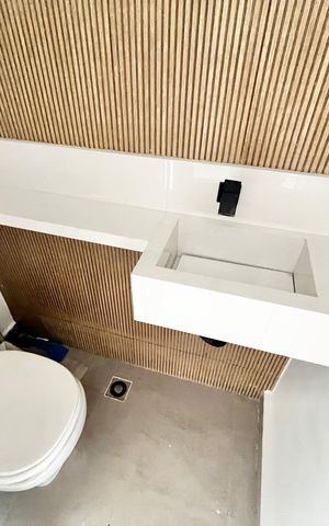 Casa para alugar com 135m², 2 quartos e 4 vagas Casa para alugar com 135m², 2 quartos e 4 vagasLavabo