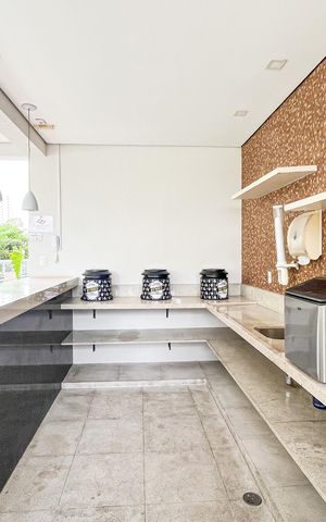 Apartamento à venda com 62m², 1 quarto e 1 vaga Apartamento à venda com 62m², 1 quarto e 1 vagaÁrea comum - Churrasqueira