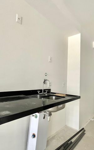 Studio à venda com 28m², 1 quarto e sem vaga Studio à venda com 28m², 1 quarto e sem vagaCozinha