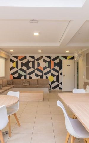 Apartamento para alugar com 33m², 1 quarto e sem vagaÁrea comum - Salão de festas