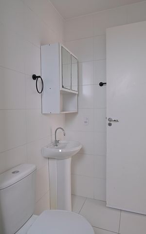 Apartamento para alugar com 33m², 1 quarto e sem vagaBanheiro Suíte